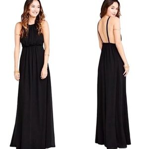 Show Me Your Mumu NWOT Amanda Pleated Halter Maxi Dress Women's Size Medium